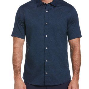 PGA Tour Laundered Botanical Print Golf Shirt NWT